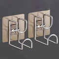 Stainless Steel Washbasin Hook | Punch-Free Kitchen & Bathroom Storage Rack