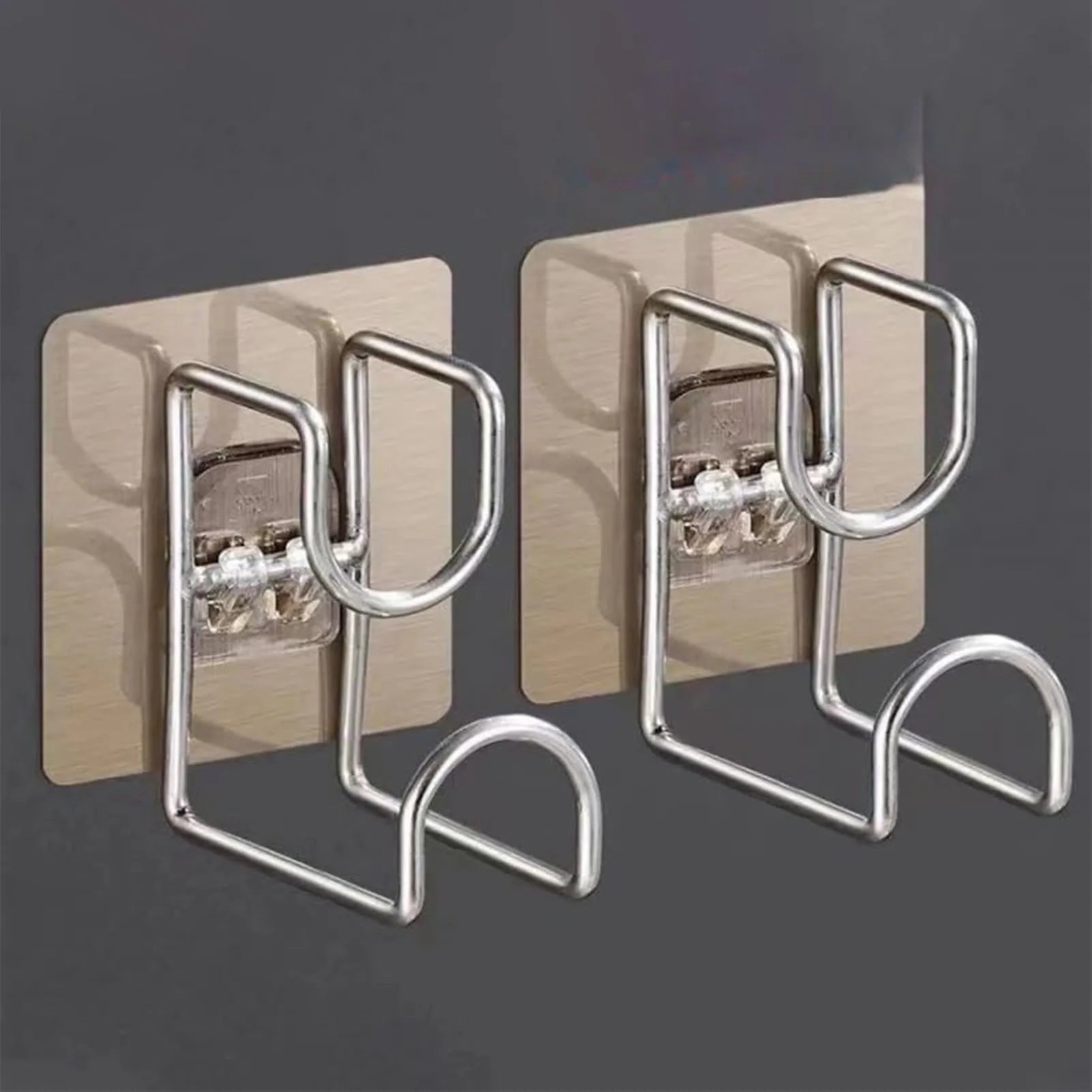 Stainless Steel Washbasin Hook | Punch-Free Kitchen & Bathroom Storage Rack