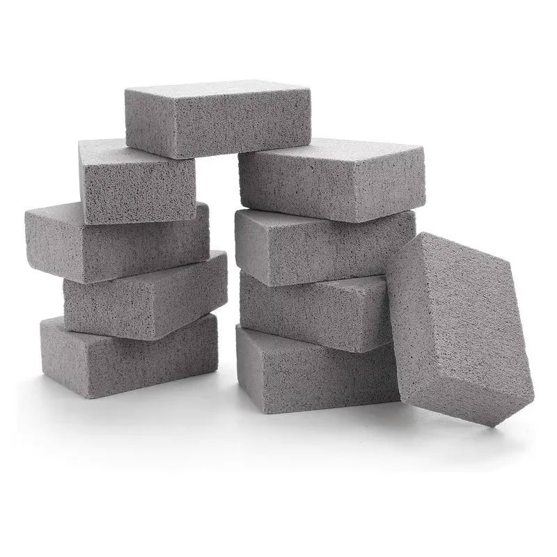BBQ Grill Cleaning Brick Block | Grill Stone Rack Stains & Grease Cleaner