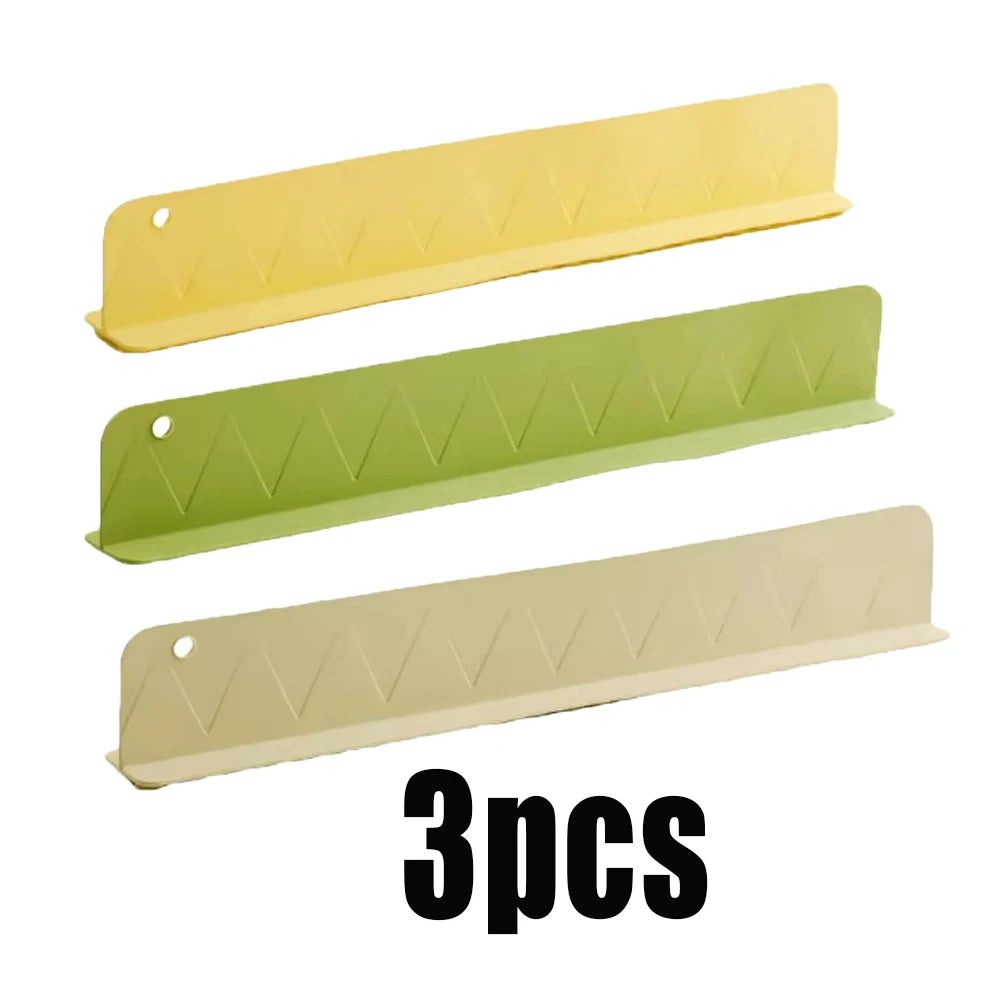 Silicone Sink Baffle Splash Guard | Non-Slip Suction Cup Water Dam