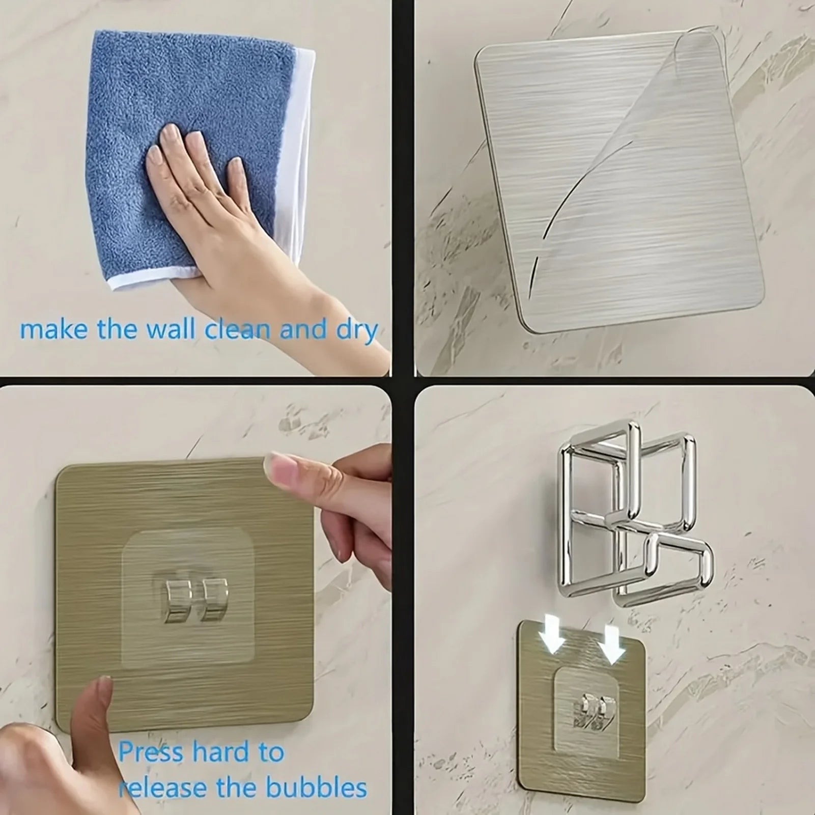 Stainless Steel Washbasin Hook | Punch-Free Kitchen & Bathroom Storage Rack