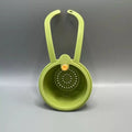 Press-Type Drain Basket | Food Strainer & Sink Organizer for Kitchen & Bathroom