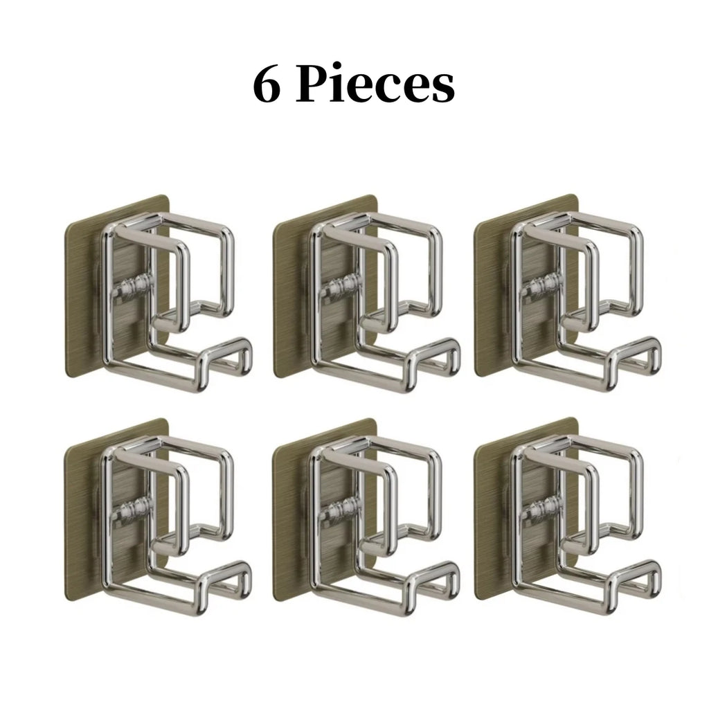 Stainless Steel Washbasin Hook | Punch-Free Kitchen & Bathroom Storage Rack
