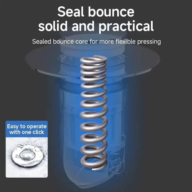 Universal Basin Pop-Up Drain Filter | Hair Catcher Sink Strainer & Shower Plug