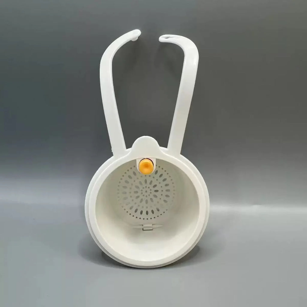 Press-Type Drain Basket | Food Strainer & Sink Organizer for Kitchen & Bathroom