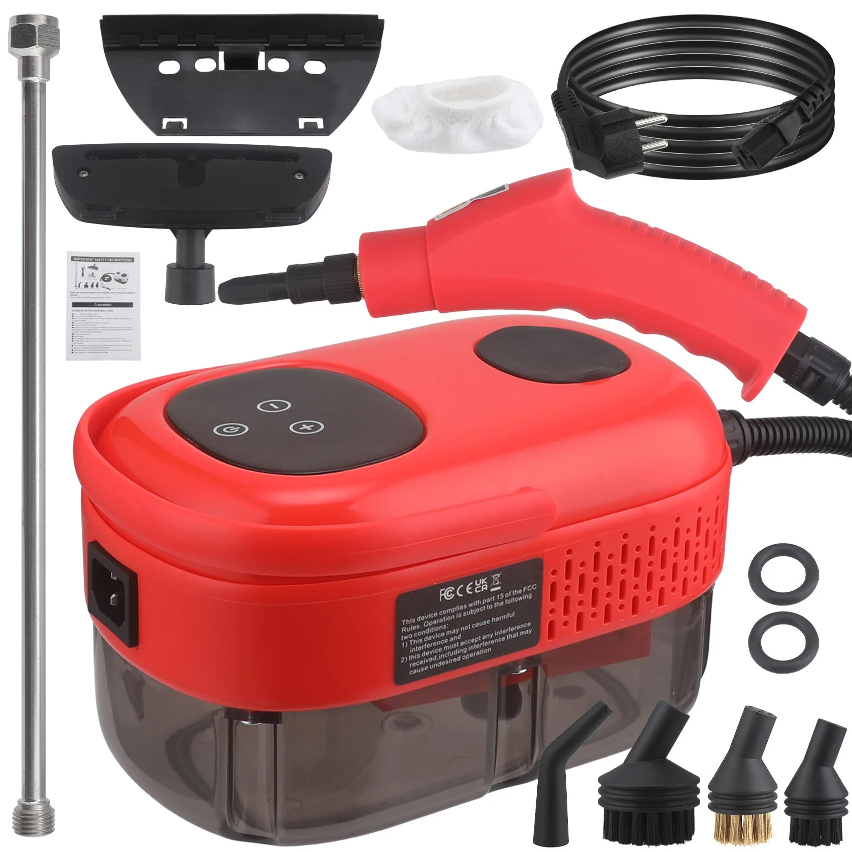 2800W High-Temperature Steam Cleaner | Heavy-Duty Kitchen & Range Hood Cleaner