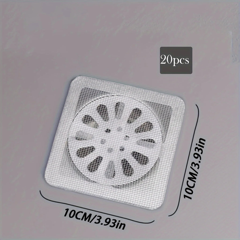 Floor Drain Sticker Hair Filter Net | Insect-Proof Self-Adhesive Sewer Mesh