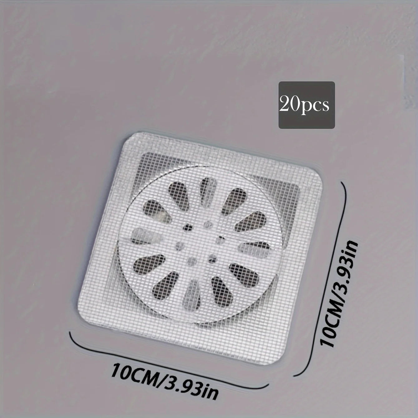 Floor Drain Sticker Hair Filter Net | Insect-Proof Self-Adhesive Sewer Mesh