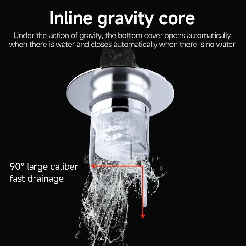 Universal Basin Pop-Up Drain Filter | Hair Catcher Sink Strainer & Shower Plug