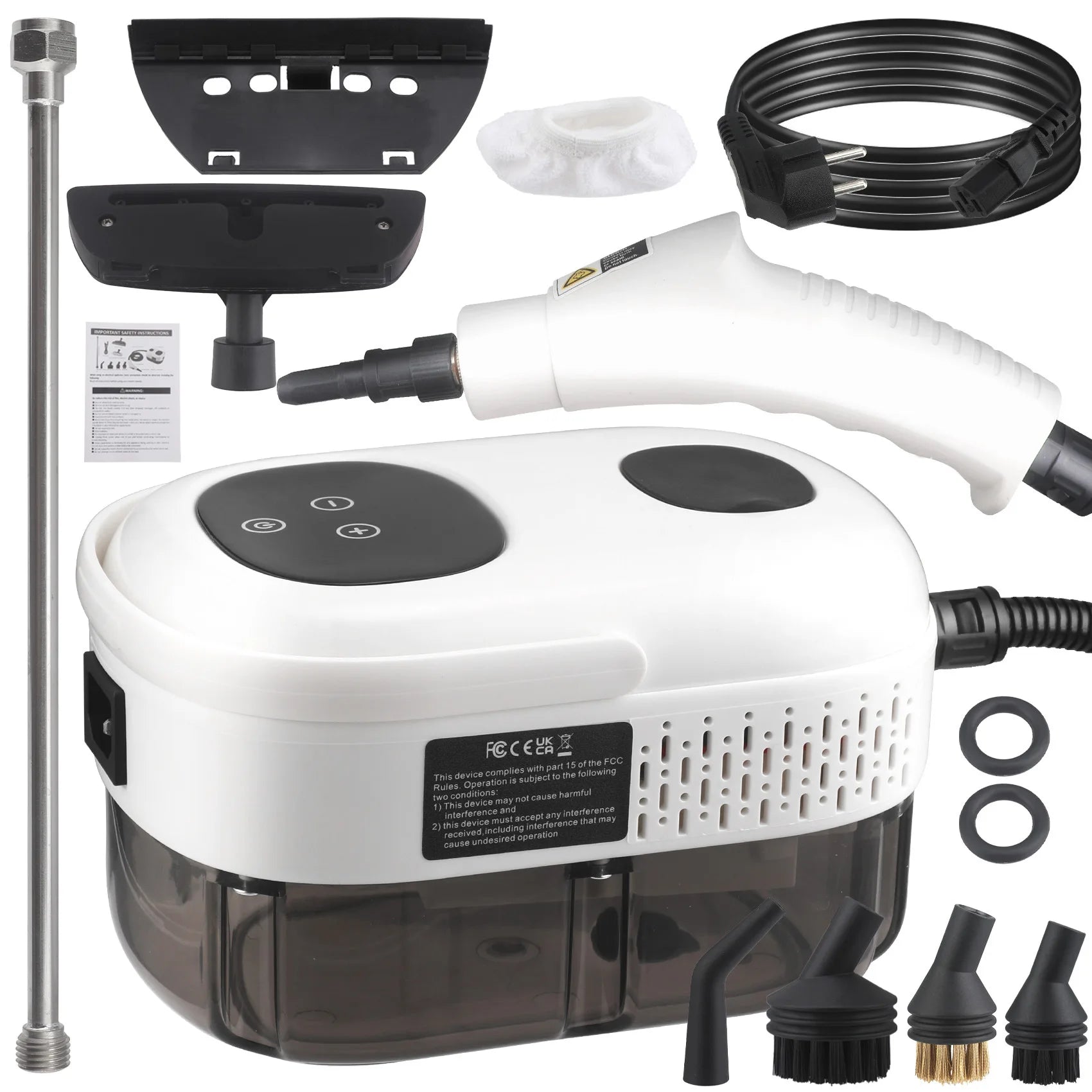 2800W High-Temperature Steam Cleaner | Heavy-Duty Kitchen & Range Hood Cleaner