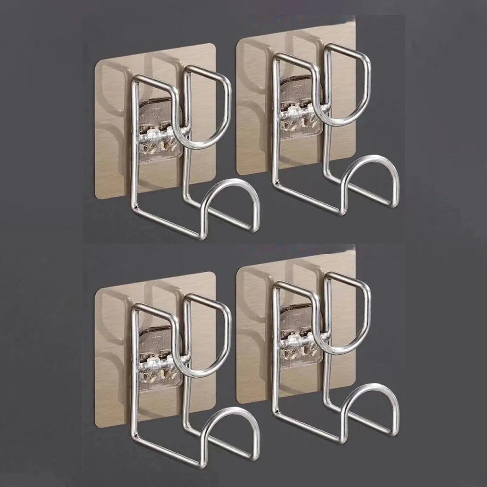 Stainless Steel Washbasin Hook | Punch-Free Kitchen & Bathroom Storage Rack