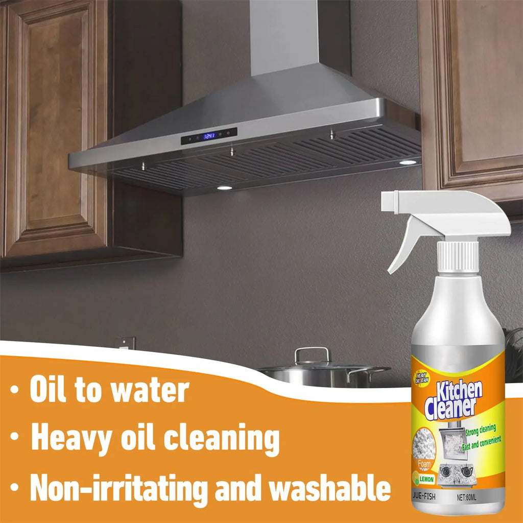 Portable 60ml All Purpose Kitchen Cleaner Spray | Oil, Dirt & Rust Remover