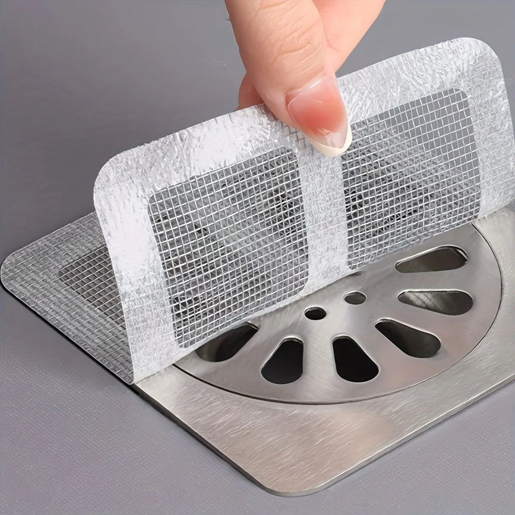 Floor Drain Sticker Hair Filter Net | Insect-Proof Self-Adhesive Sewer Mesh