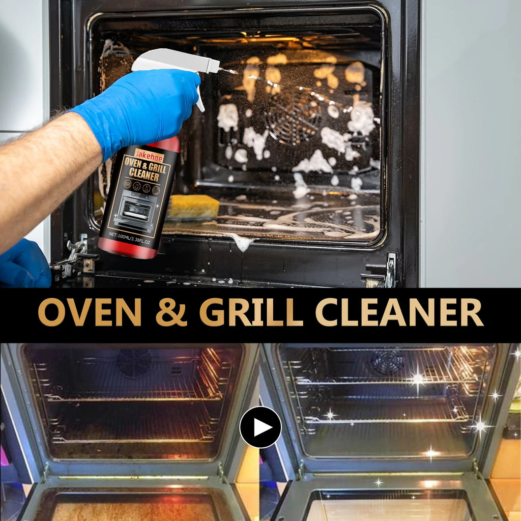 Heavy Duty Oven & Grill Cleaner Foam Spray | Kitchen Grease Remover