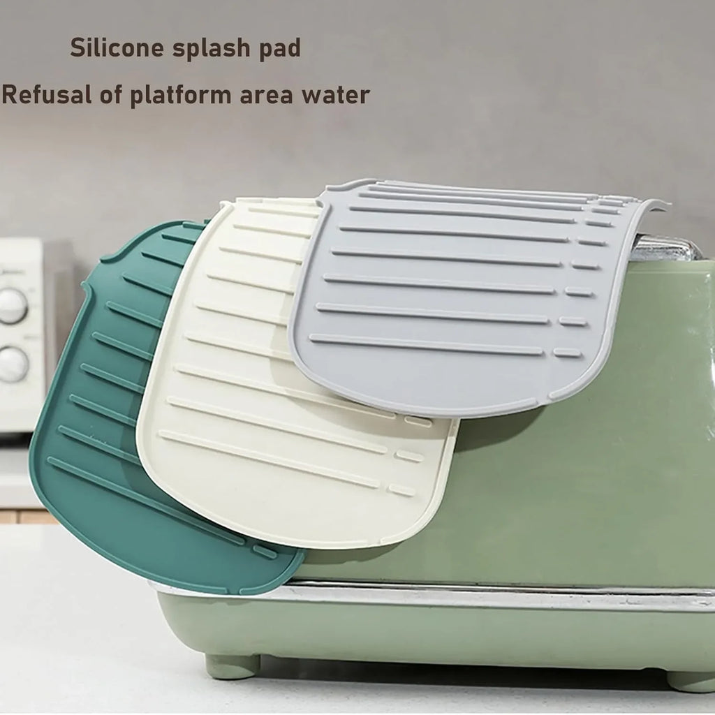 Silicone Kitchen Sink Splash Guard Mat | Faucet Pad & Countertop Protector