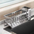 Sink Cleaning Tools Storage Rack | Stainless Steel Drain Rack for Sponge & Rag