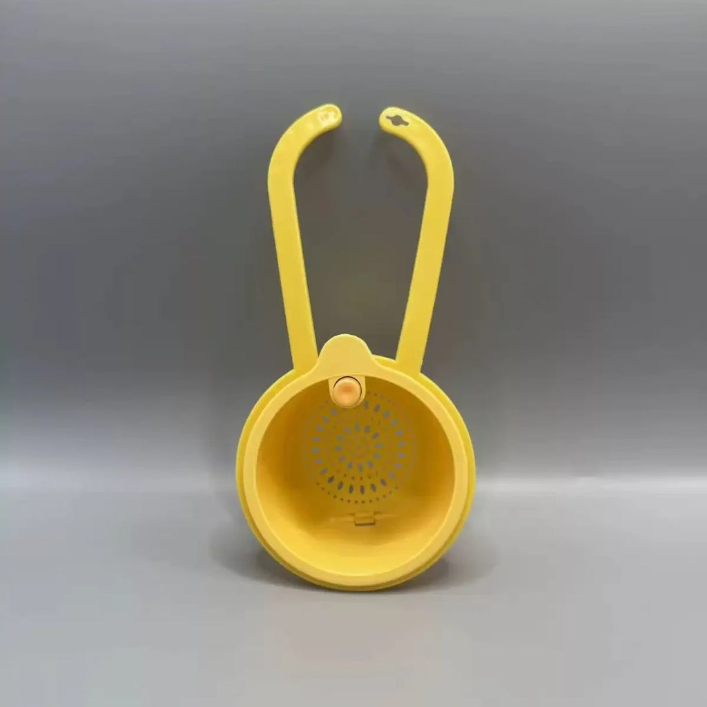 Press-Type Drain Basket | Food Strainer & Sink Organizer for Kitchen & Bathroom