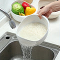 Rice Drainage Basket | Multi-Purpose Fruit & Vegetable Sieve Kitchen Strainer