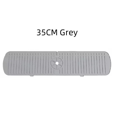 Silicone Sink Drain Mat | Kitchen Faucet Splash Guard & Countertop Protector
