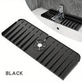 Silicone Faucet Mat | Dish Soap Sponge Holder & Sink Splash Guard Drain Pad