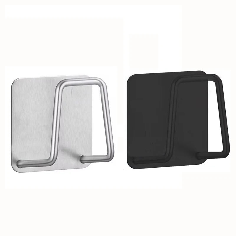 Stainless Steel Sink Sponge Rack | Inner Wall Drain Holder for Kitchen