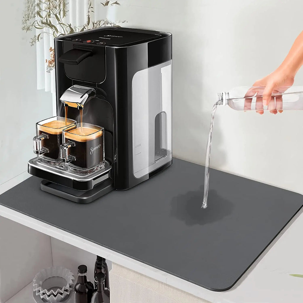 Super Antiskid Large Kitchen Draining Mat | Quick-Dry Absorbent Dish Drying Pad