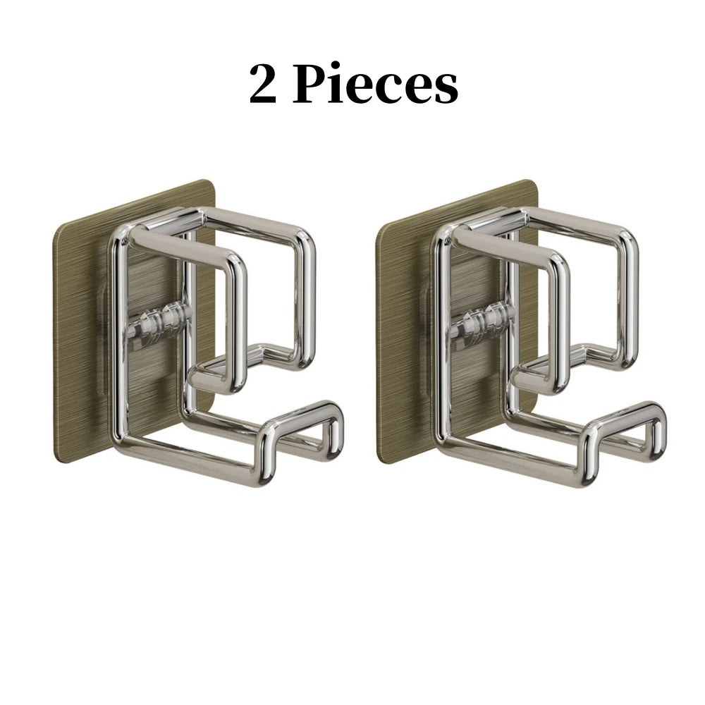 Stainless Steel Washbasin Hook | Punch-Free Kitchen & Bathroom Storage Rack