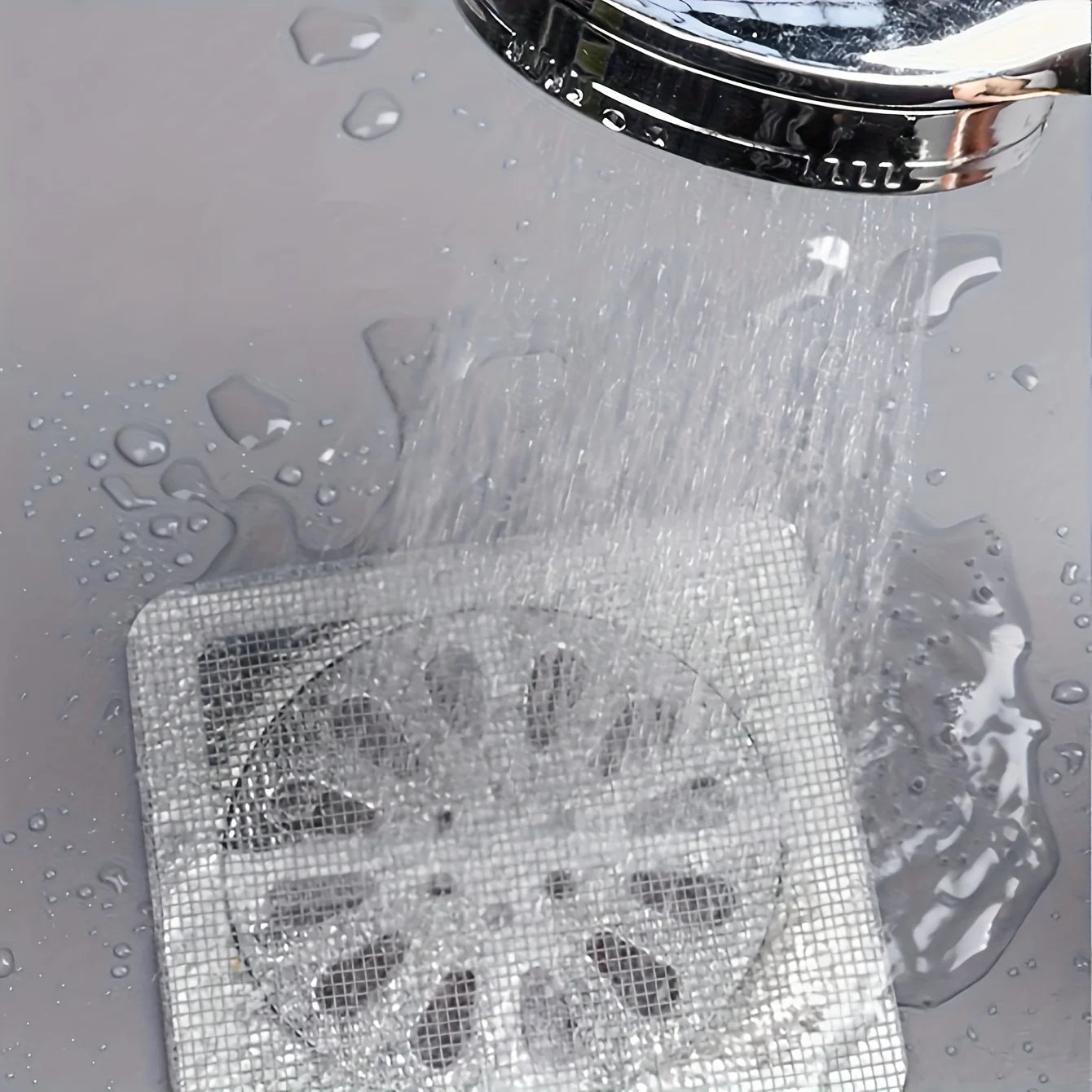 Floor Drain Sticker Hair Filter Net | Insect-Proof Self-Adhesive Sewer Mesh