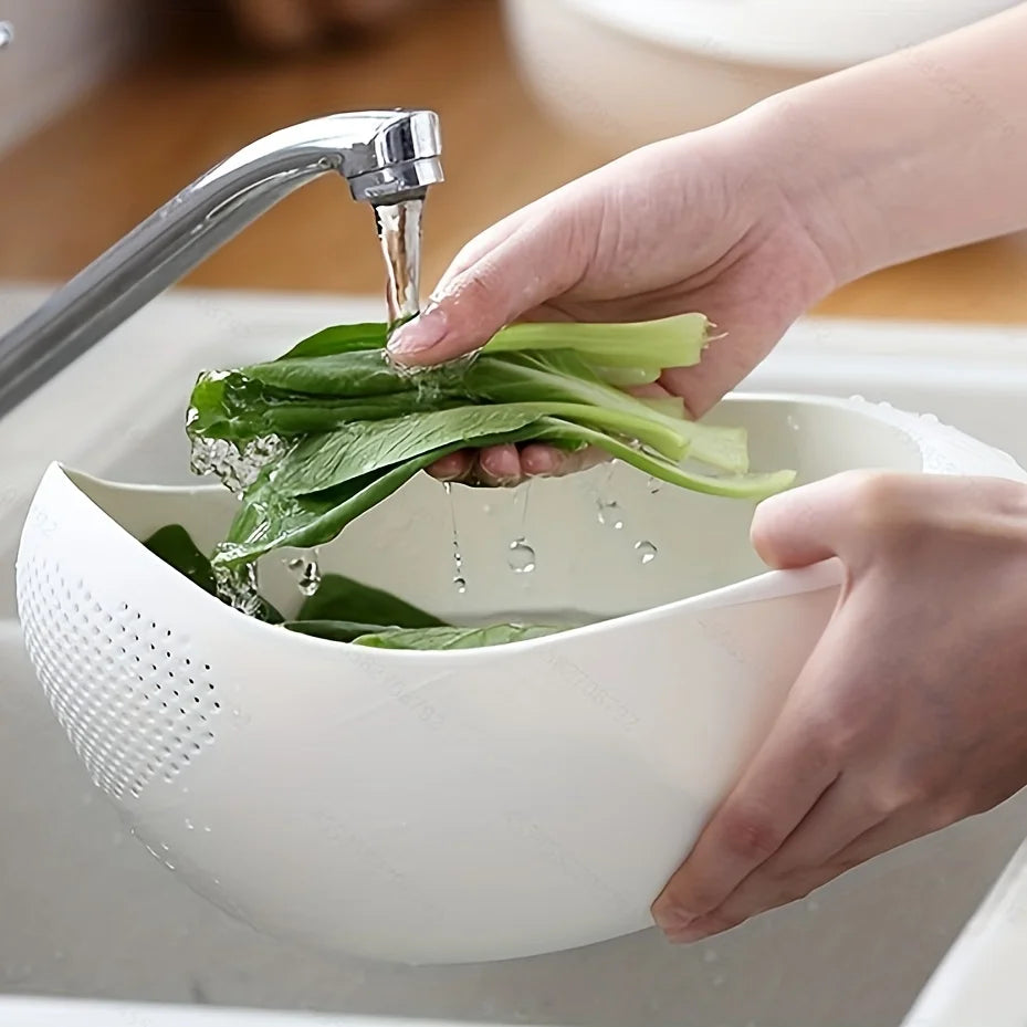 Rice Drainage Basket | Multi-Purpose Fruit & Vegetable Sieve Kitchen Strainer
