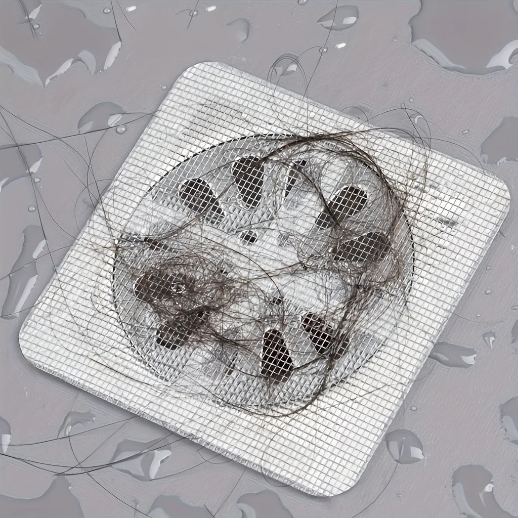 Floor Drain Sticker Hair Filter Net | Insect-Proof Self-Adhesive Sewer Mesh