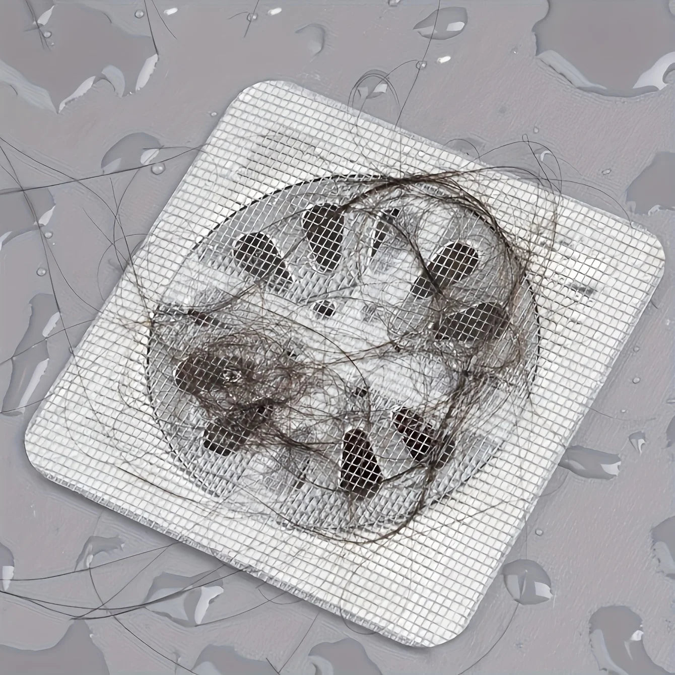Floor Drain Sticker Hair Filter Net | Insect-Proof Self-Adhesive Sewer Mesh