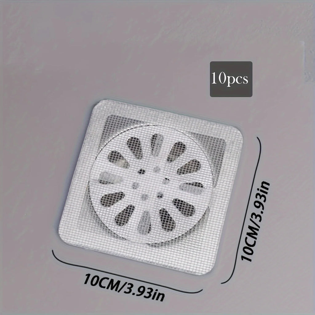 Floor Drain Sticker Hair Filter Net | Insect-Proof Self-Adhesive Sewer Mesh