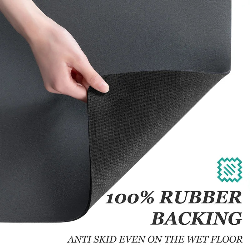 Super Antiskid Large Kitchen Draining Mat | Quick-Dry Absorbent Dish Drying Pad