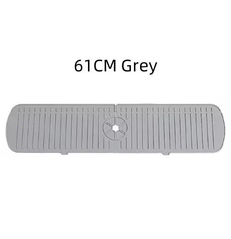 Silicone Sink Drain Mat | Kitchen Faucet Splash Guard & Countertop Protector